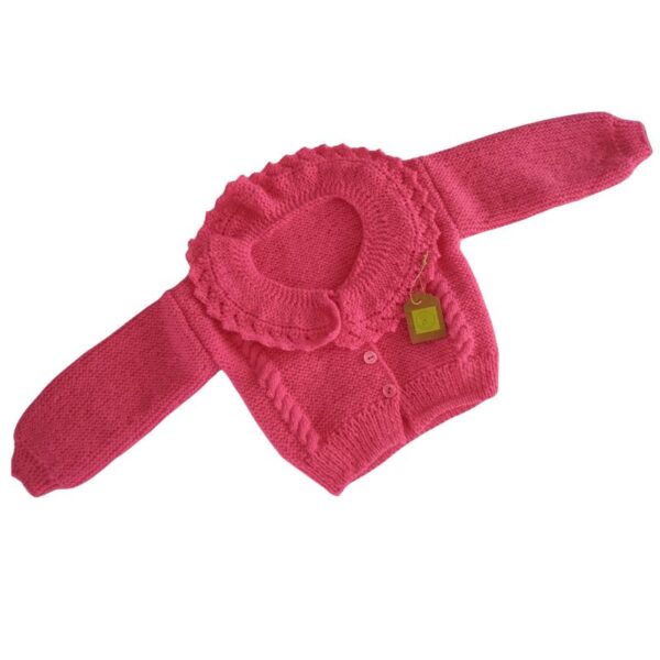Chaqueta cuello de encaje