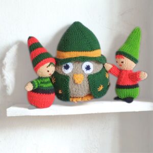 Duendes y búho handmade