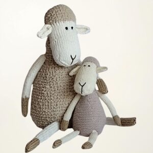 Ovejas de punto handmade