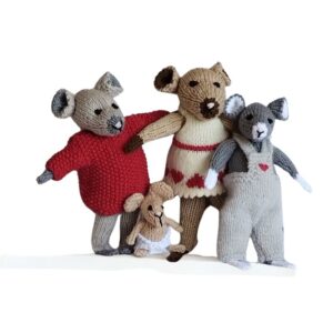 Ratones de punto handmade