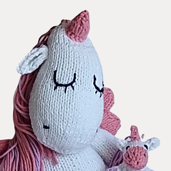 Unicornios de punto handmade - Imagen 2