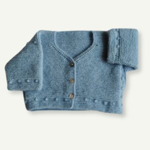 Chaqueta de bebé con bodoques