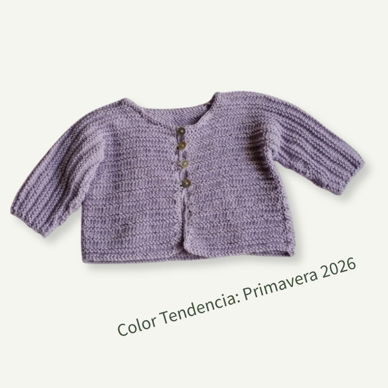 Chaqueta de bebé con textura en relieve