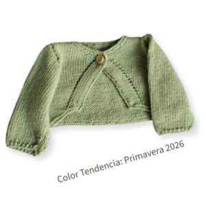 Chaqueta corta de bebé en algodón 100%