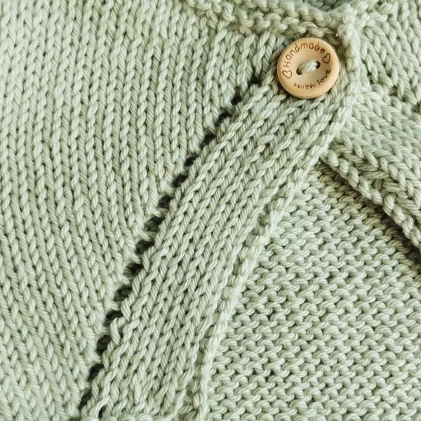 Chaqueta corta de bebé en algodón 100% - Imagen 3